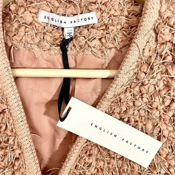 NWT English Factory Open Front Blazer - Picture 2 of 4